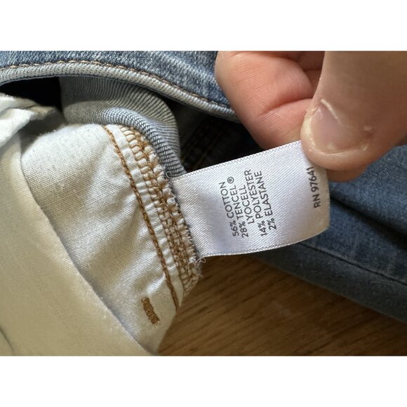 J Jill Jeans Size 12 Authentic Fit Blue Slim Ankle Denim Stretch Preppy Modern - Picture 11 of 16